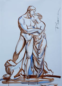 Hercules and Deianira Neo Mythology  by Paula Craioveanu 