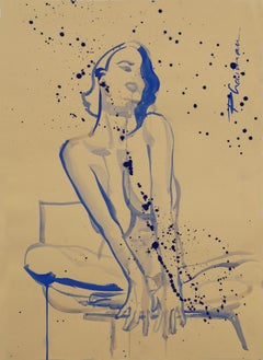 NIGHTWISH  - female nude - by Paula Craioveanu -original art inspired by Matisse