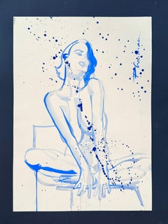 DESIRE - female nude - by Paula Craioveanu -original art inspired by Matisse