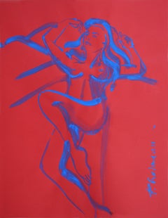 PRINCIPIO DEL PLACER arte original Paula Craioveanu Desnudo inspirado en Matisse