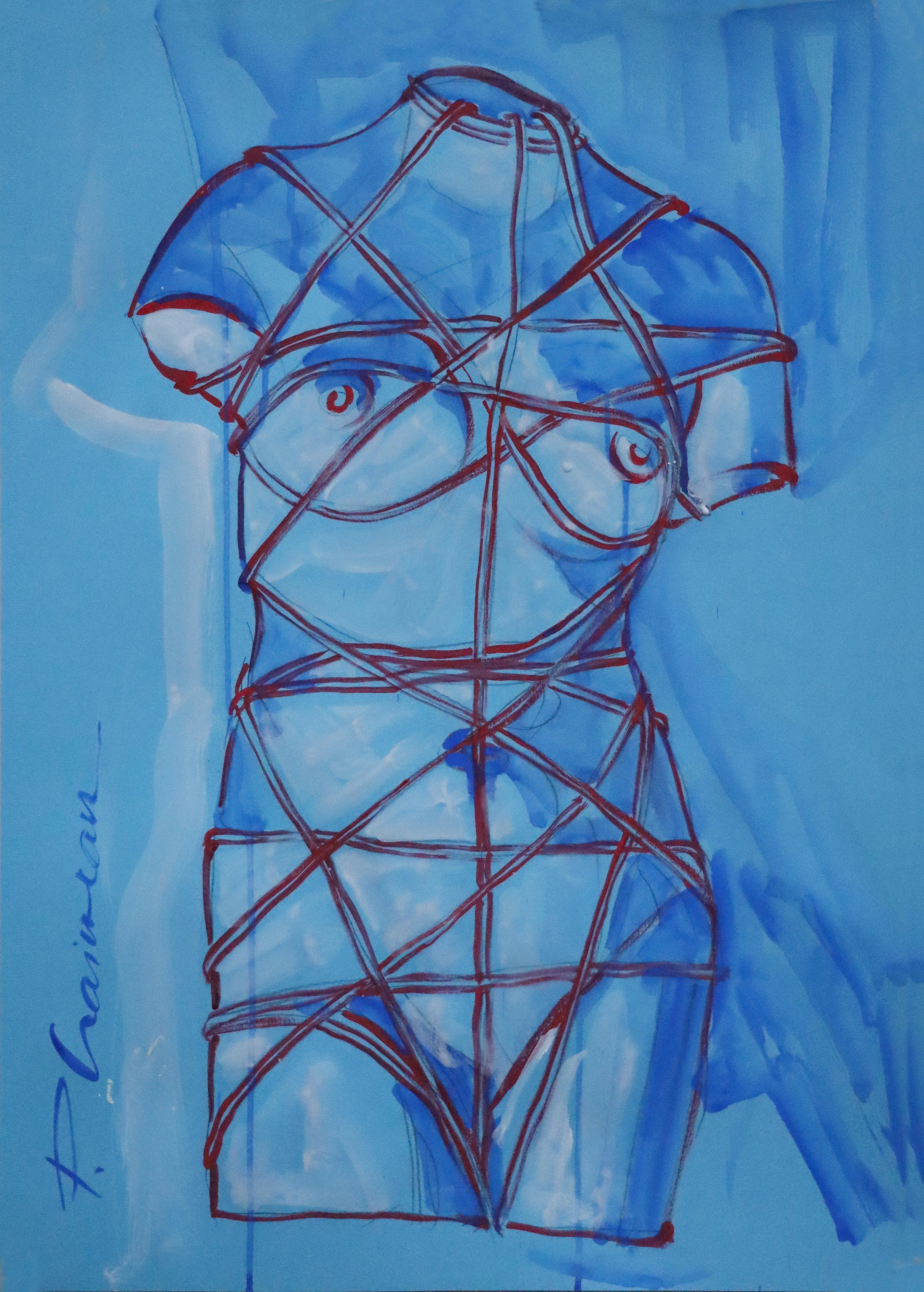 VENUS  RESTAUREE original art Paula Craioveanu Nude inspired by Man Ray