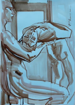 I RAGAZZI SARANNO RAGAZZI Arte originale Paula Craioveanu Nudo maschile Sguardo femminile
