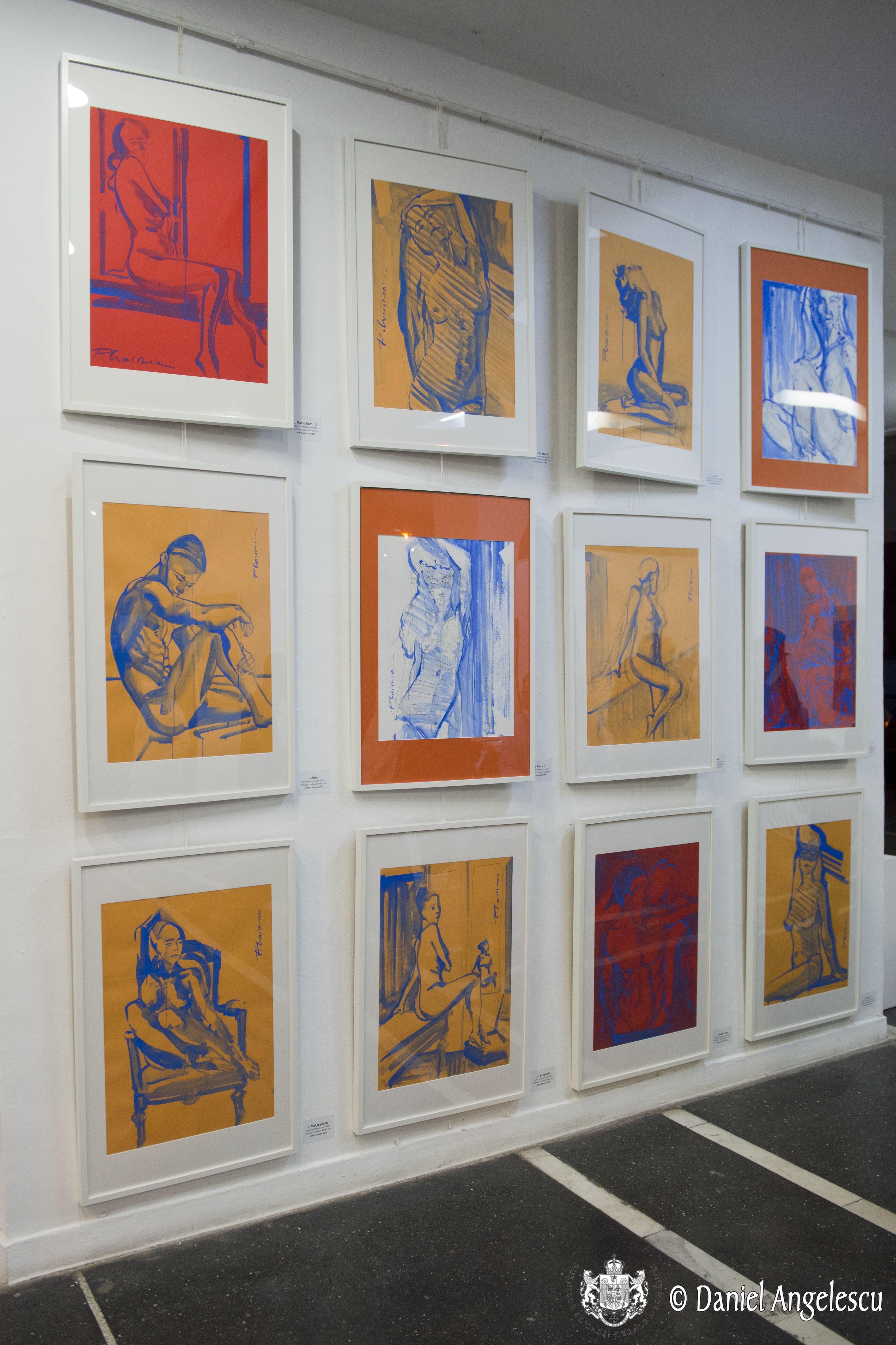 CARNAVAL - nu bleu - par Paula Craioveanu - art original inspiré par Matisse en vente 3