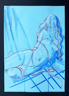VENUS IN CHAINS: obra original de Paula Craioveanu. Desnudo