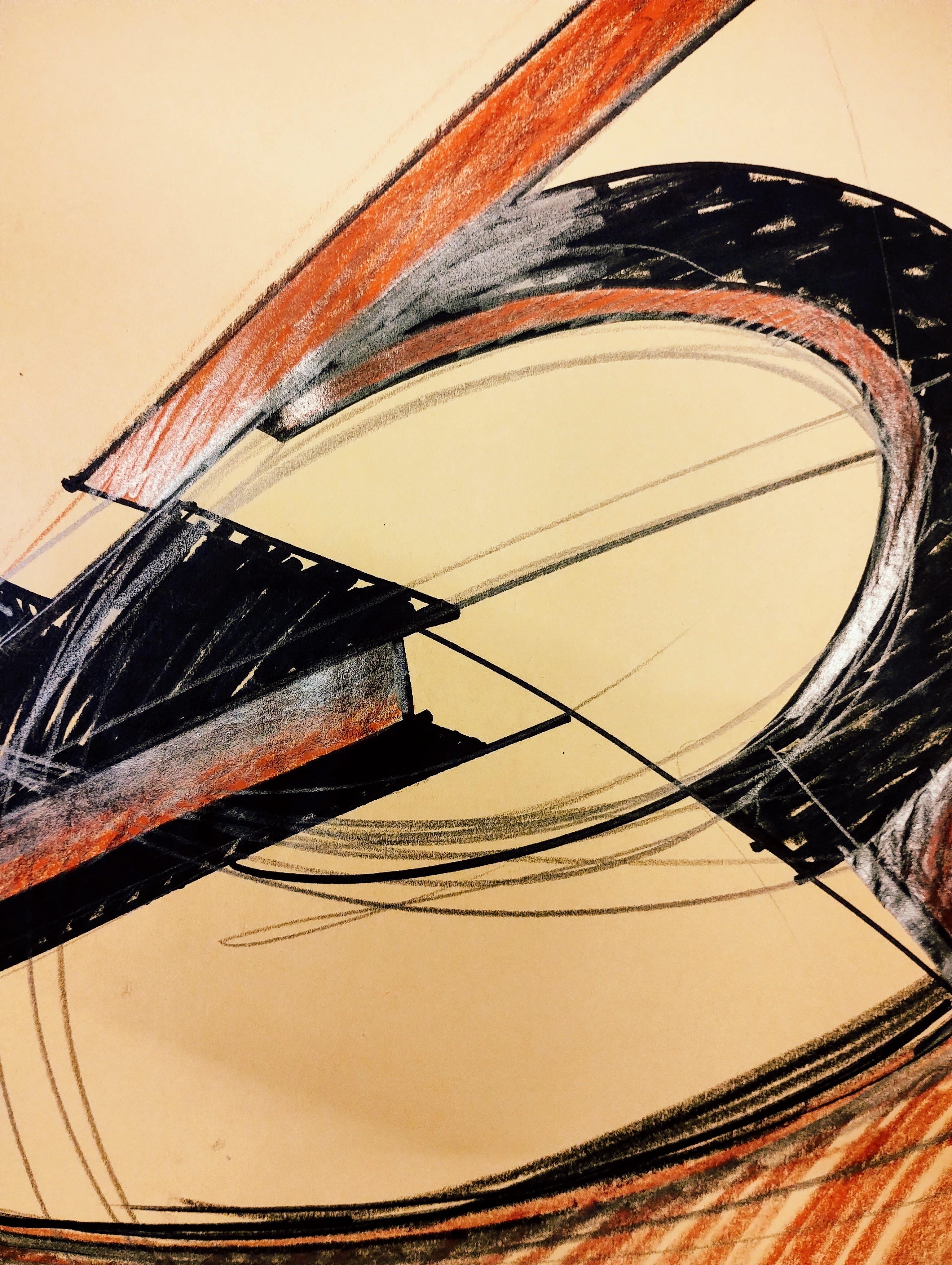 Magiche putrelle le tensioni danno equilibrio frammento di rotor - Art by Alex Corno