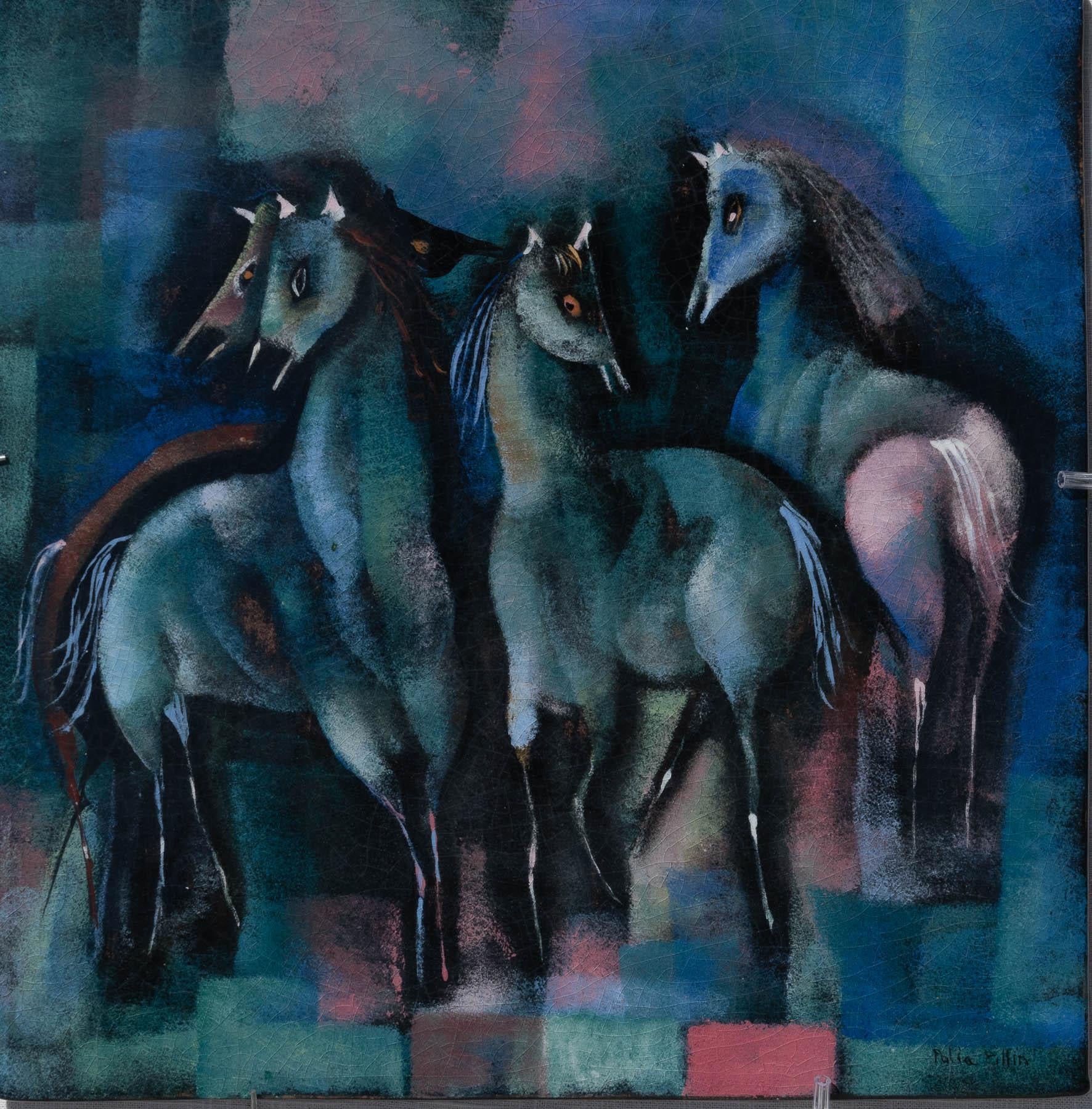 Pferde (Amerikanische Moderne), Art, von Polia Pillin