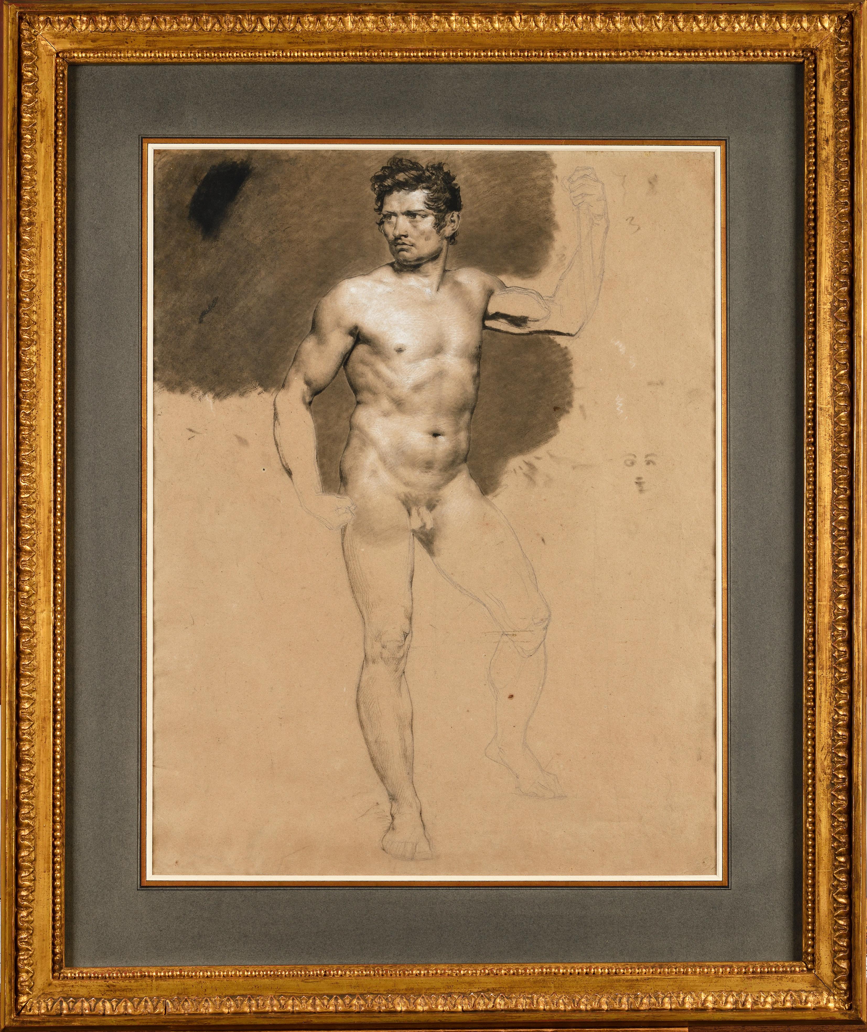 Constance Charpentier Nude - Study of a male nude