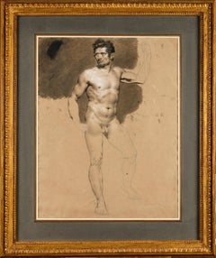 Antique Study of a male nude
