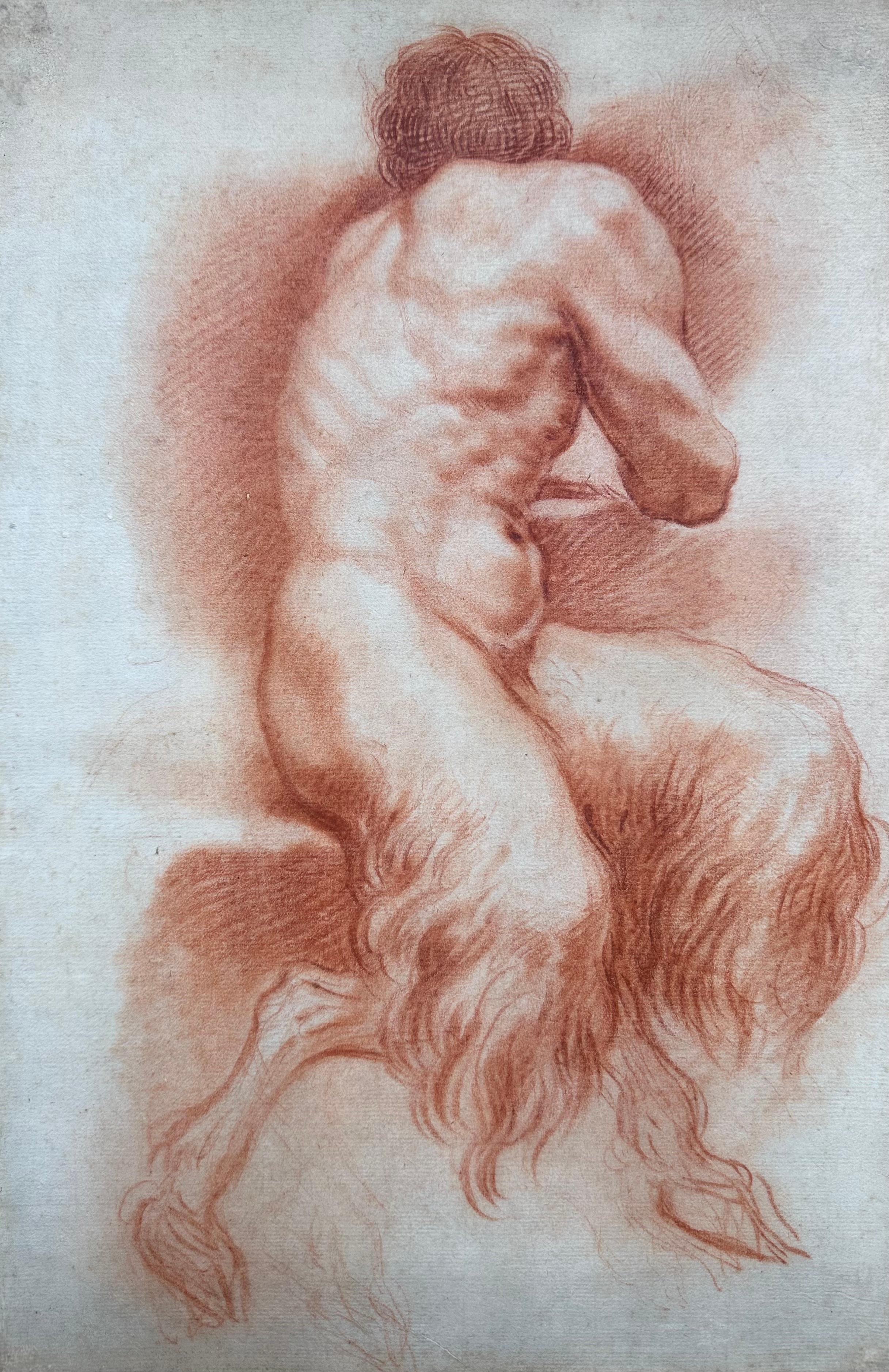 Studio di un Satiro seduto, visto da dietro