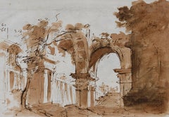 Landscape Drawings and Watercolors
