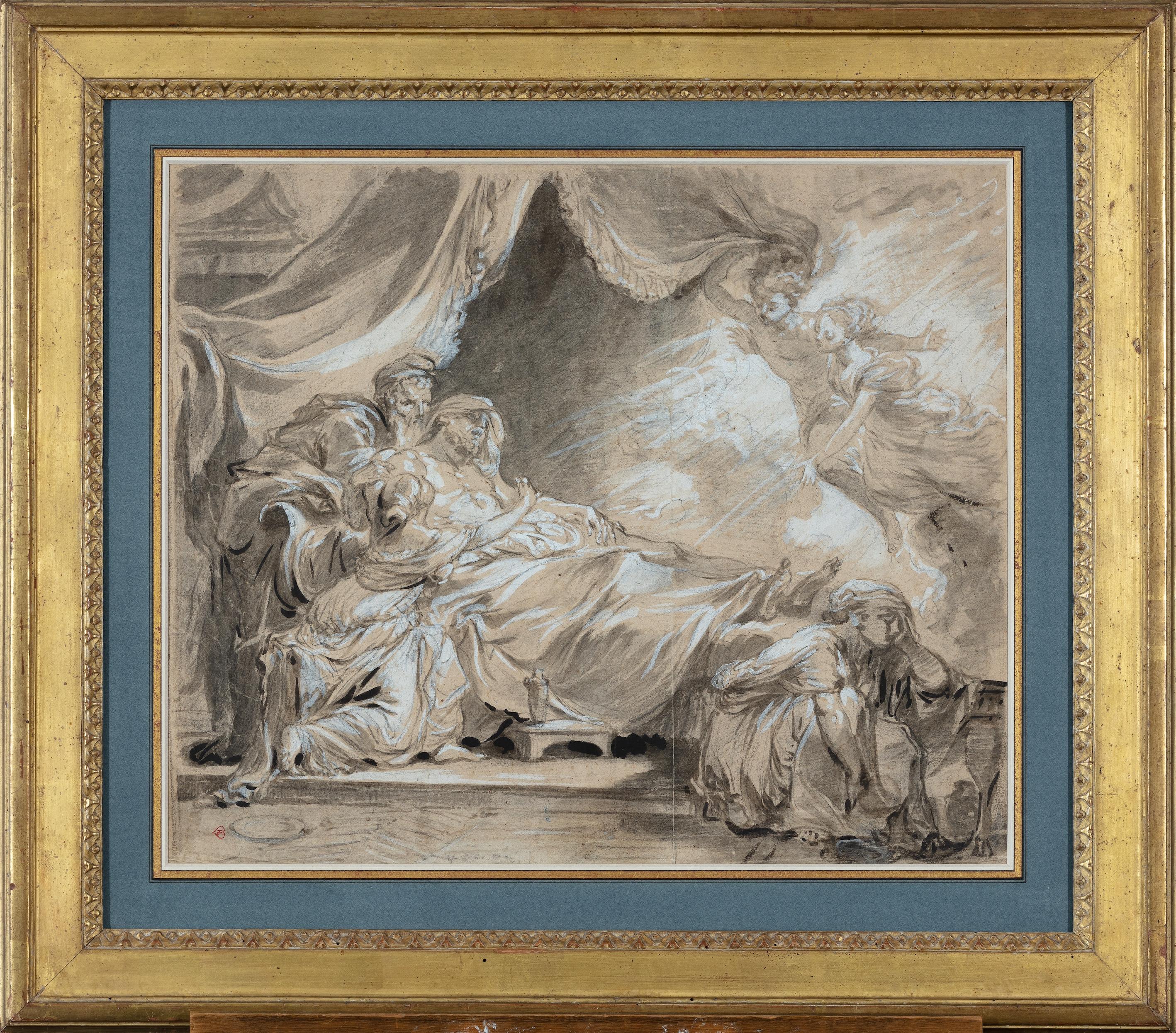 The Death of Coresus - Art by Jean-Baptiste Greuze