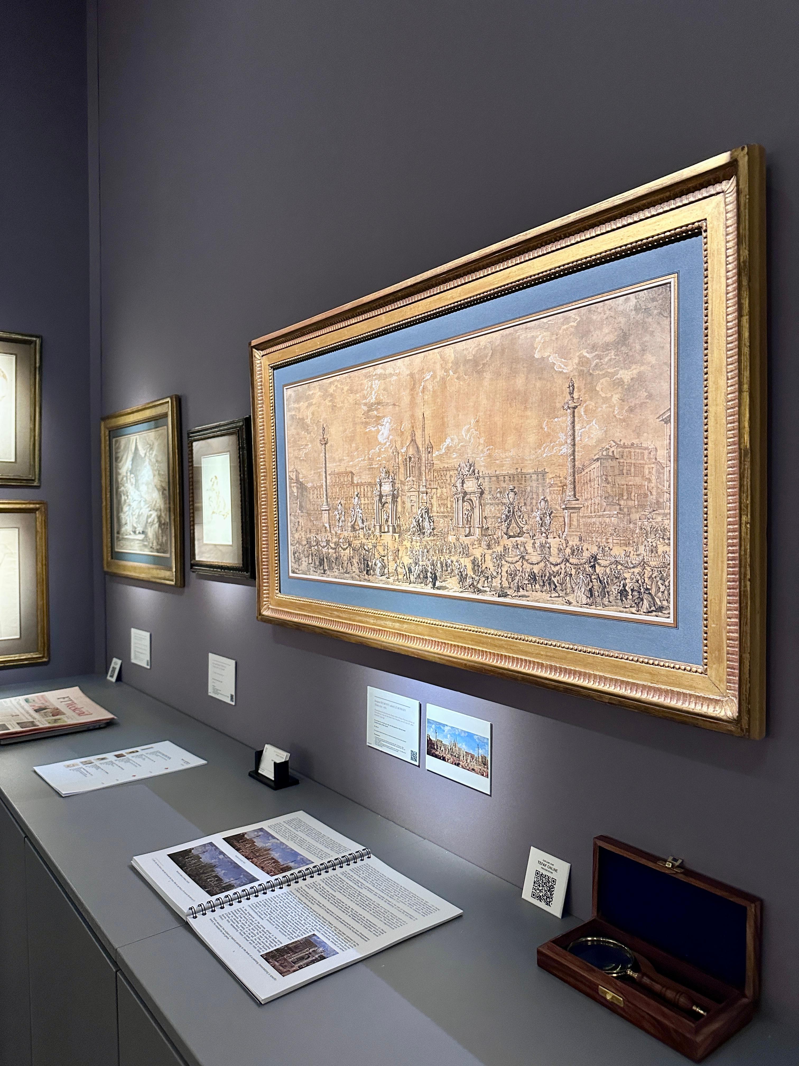 Vorbereitungen für die Feuerwerksausstellung auf der Piazza Navona im Jahr 1729 im Angebot 1