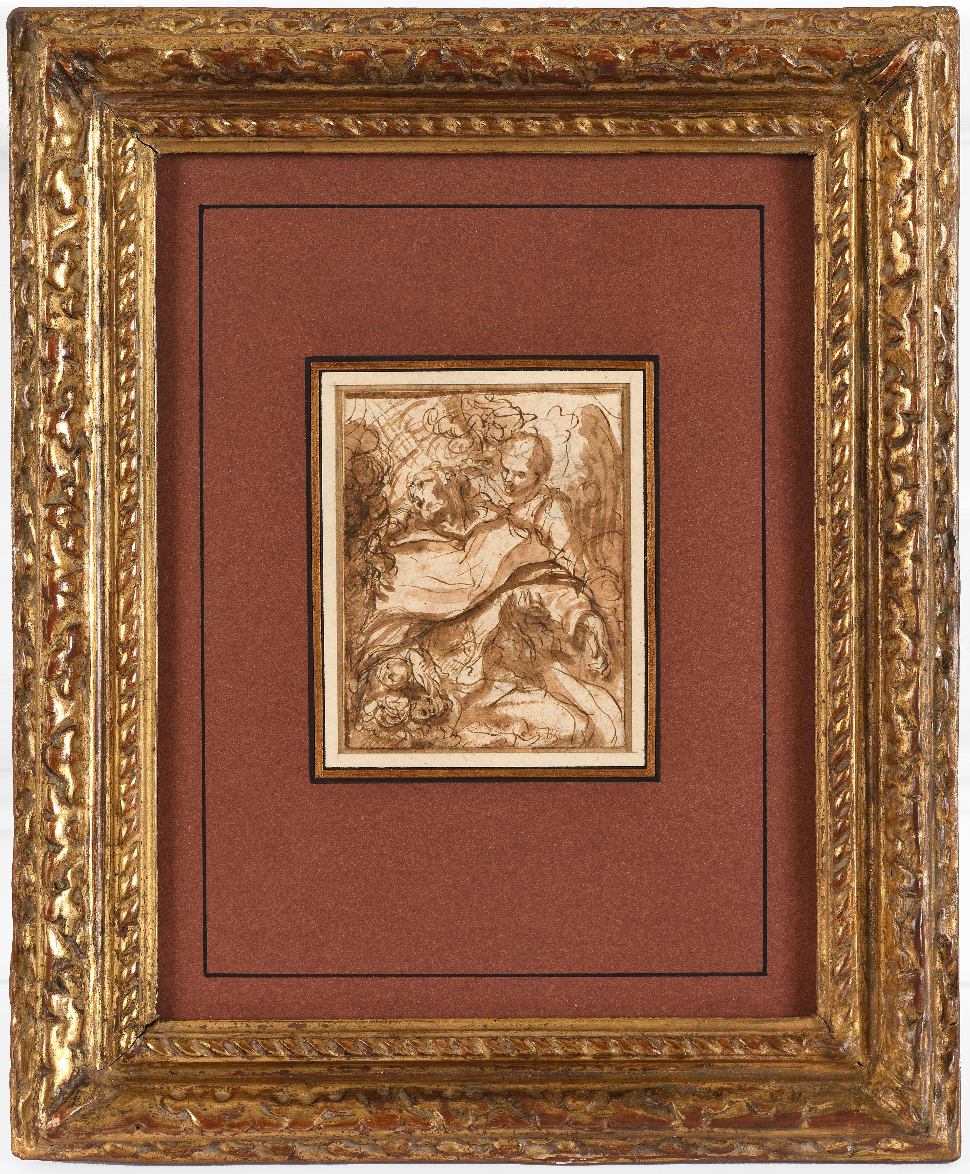 San Francesco d'Assisi in estasi - Art Antichi maestri di Salvator Rosa