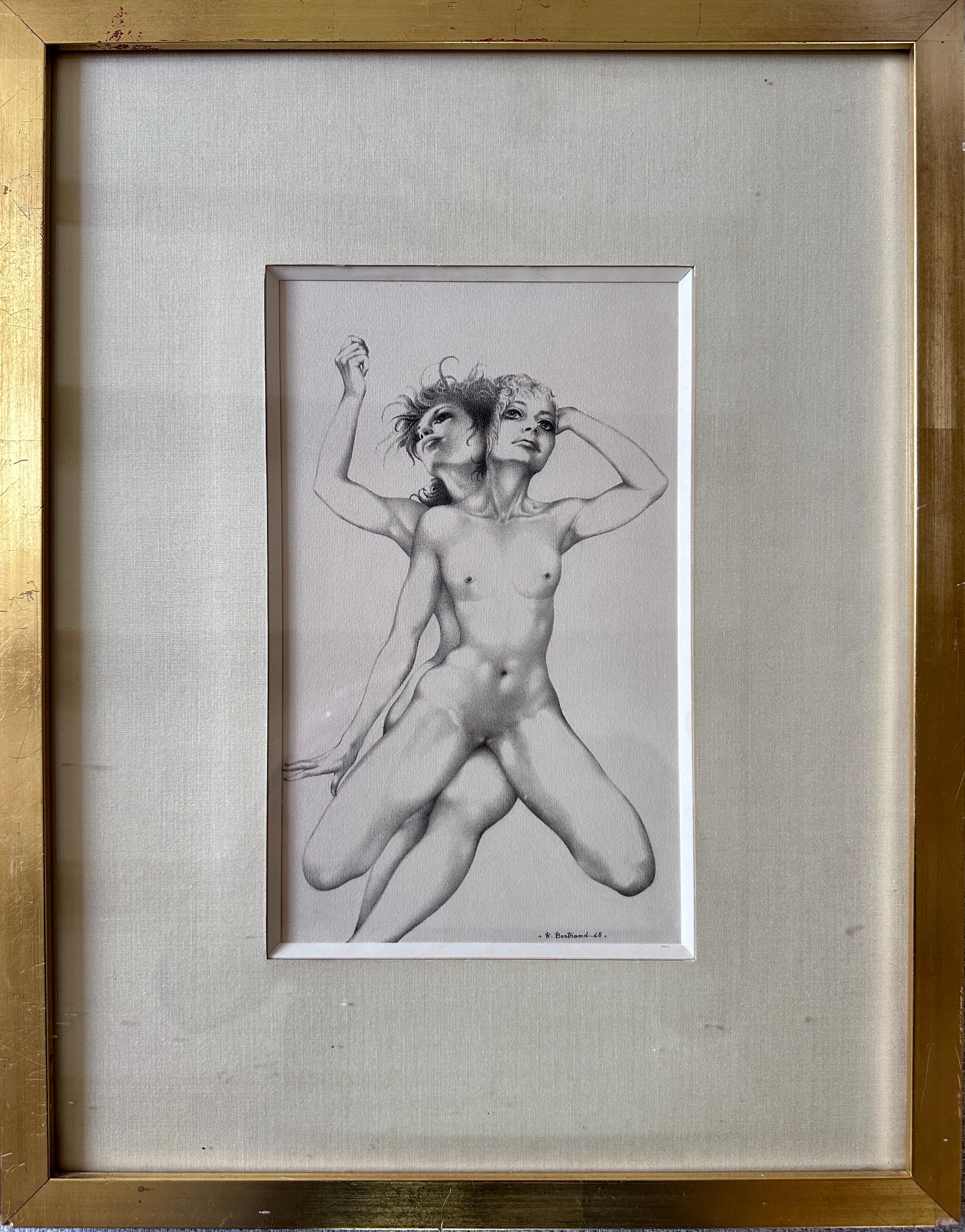 Sauvage and Les Âmes sœurs - Modern Art by Raymond Bertrand