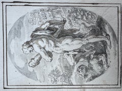 Hercules vanquishing a drakaina (half‑woman, half‑serpent)