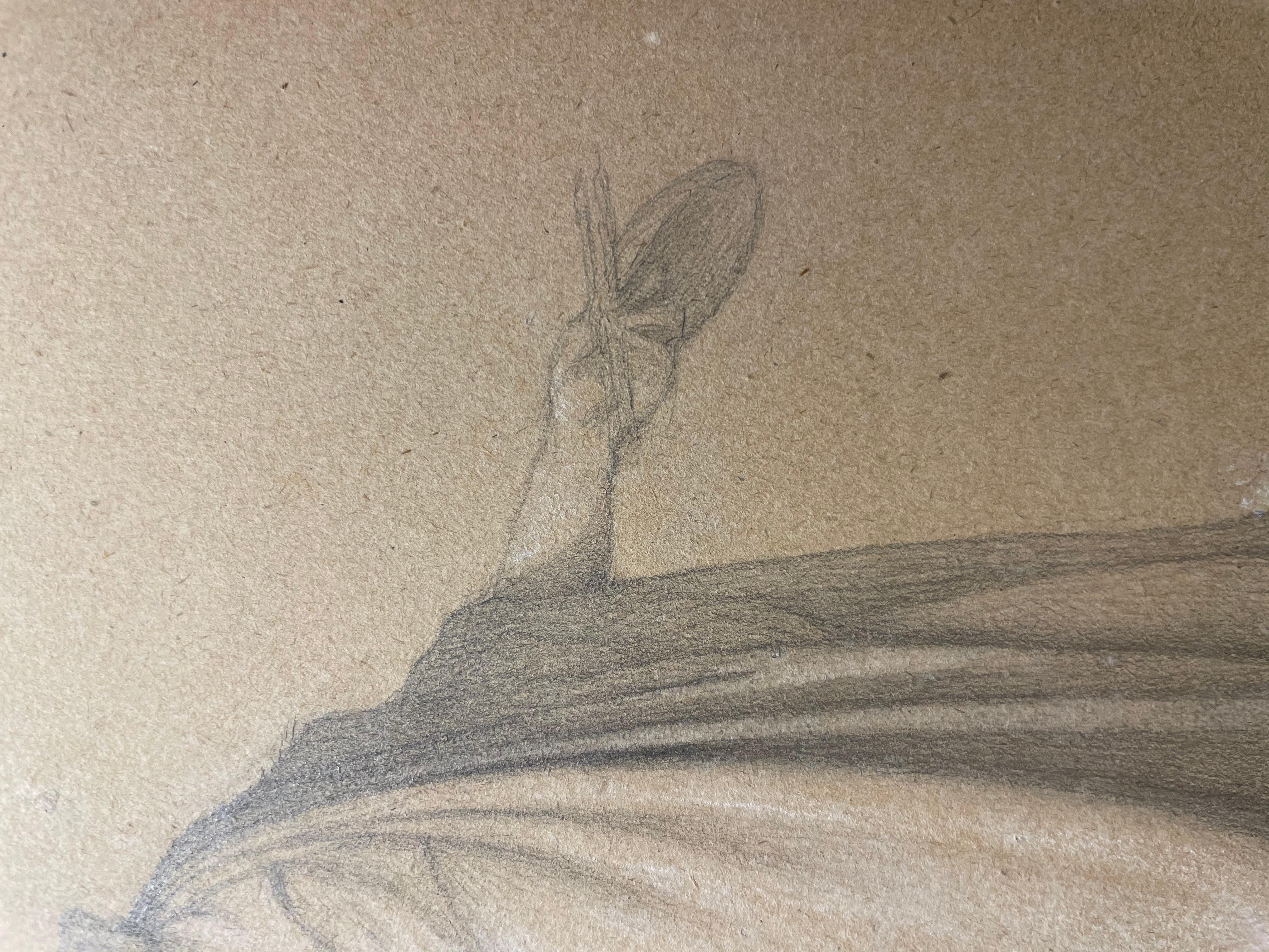 Studie einer vestalischen Jungfrau (Alte Meister), Art, von Jean-Auguste-Dominique Ingres