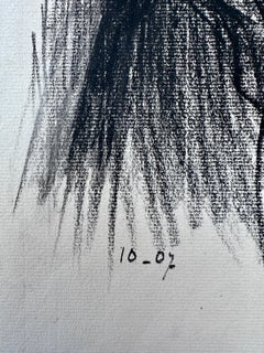 Scuola francese, datato 1907 Ritratto di una giovane ragazza con un foulard bianco