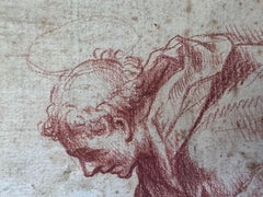 École italienne, XVIIe siècle - Étude pour la vision de saint Antoine