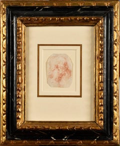 Étude d'un homme barbu de profil à droite