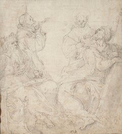 Composition with Two Kings and Two Franciscans