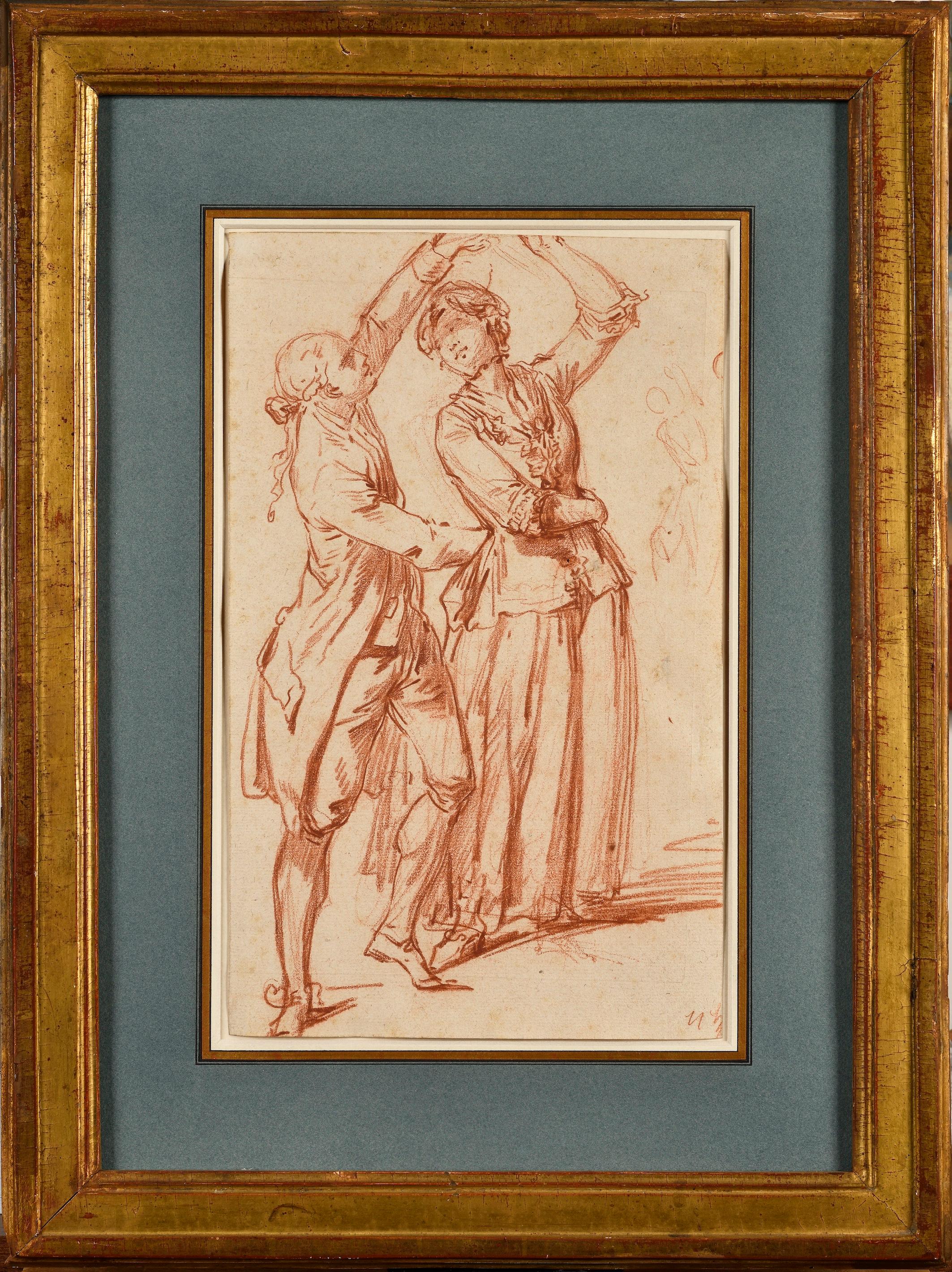 Le Menuet - Art by Gabriel-jacques De Saint-Aubin