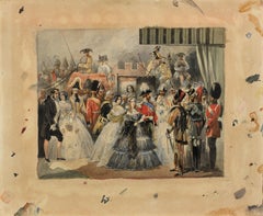 Entry of Emperor Alexander II of Russia and his daughter, Grand Duchess Maria A.