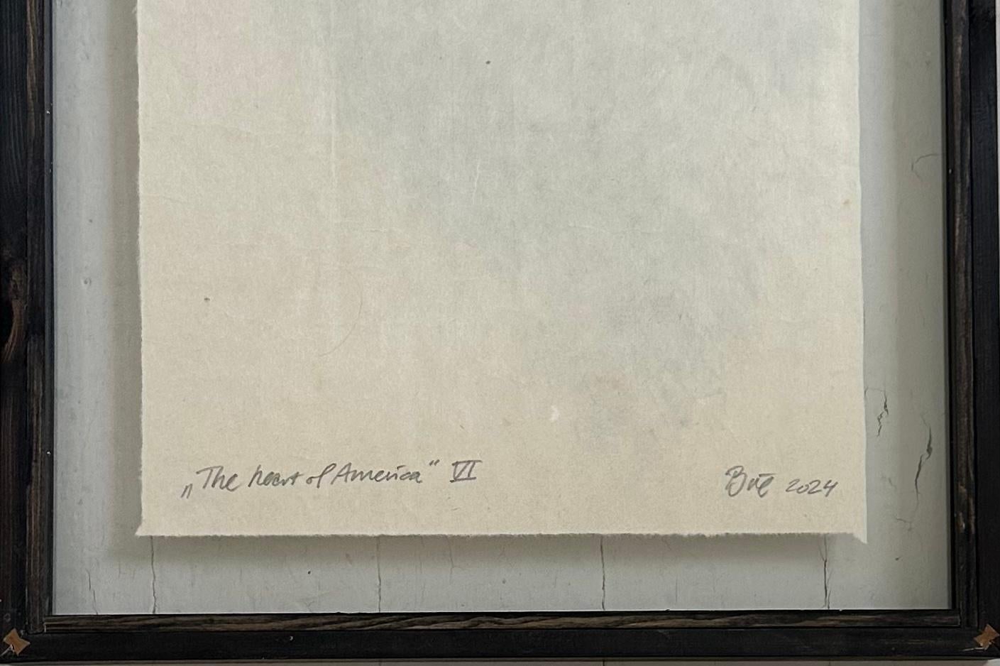 Drawing au fusain Bison Bull Buffalo « The Heart Of America VI », Steffen Bue en vente 4