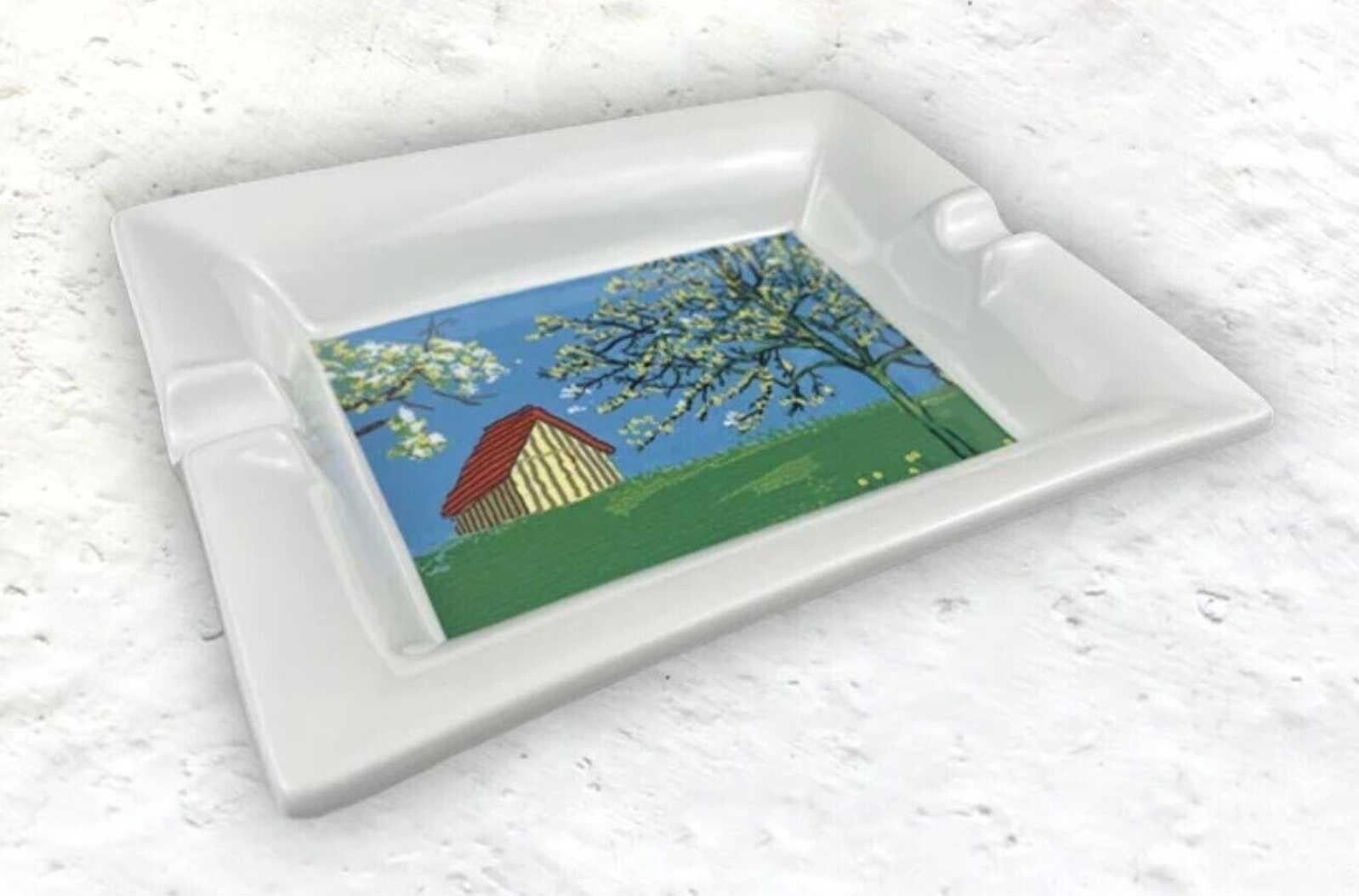 Un año en Normandía Cenicero - Art Contemporáneo de David Hockney