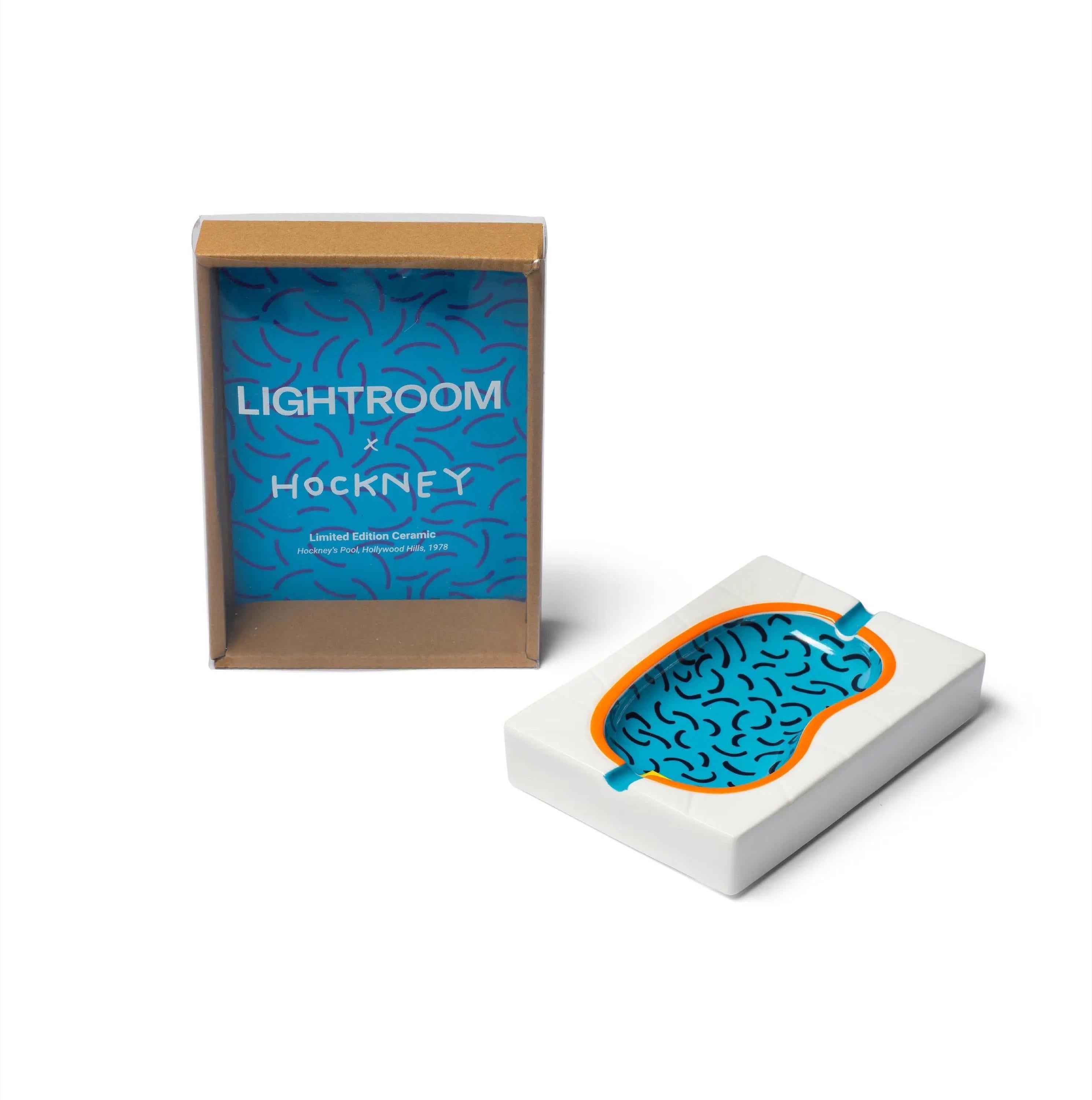 David Hockney - Hockney's Pool, Hollywood Hills - Ceramic Ashtray For Sale 3