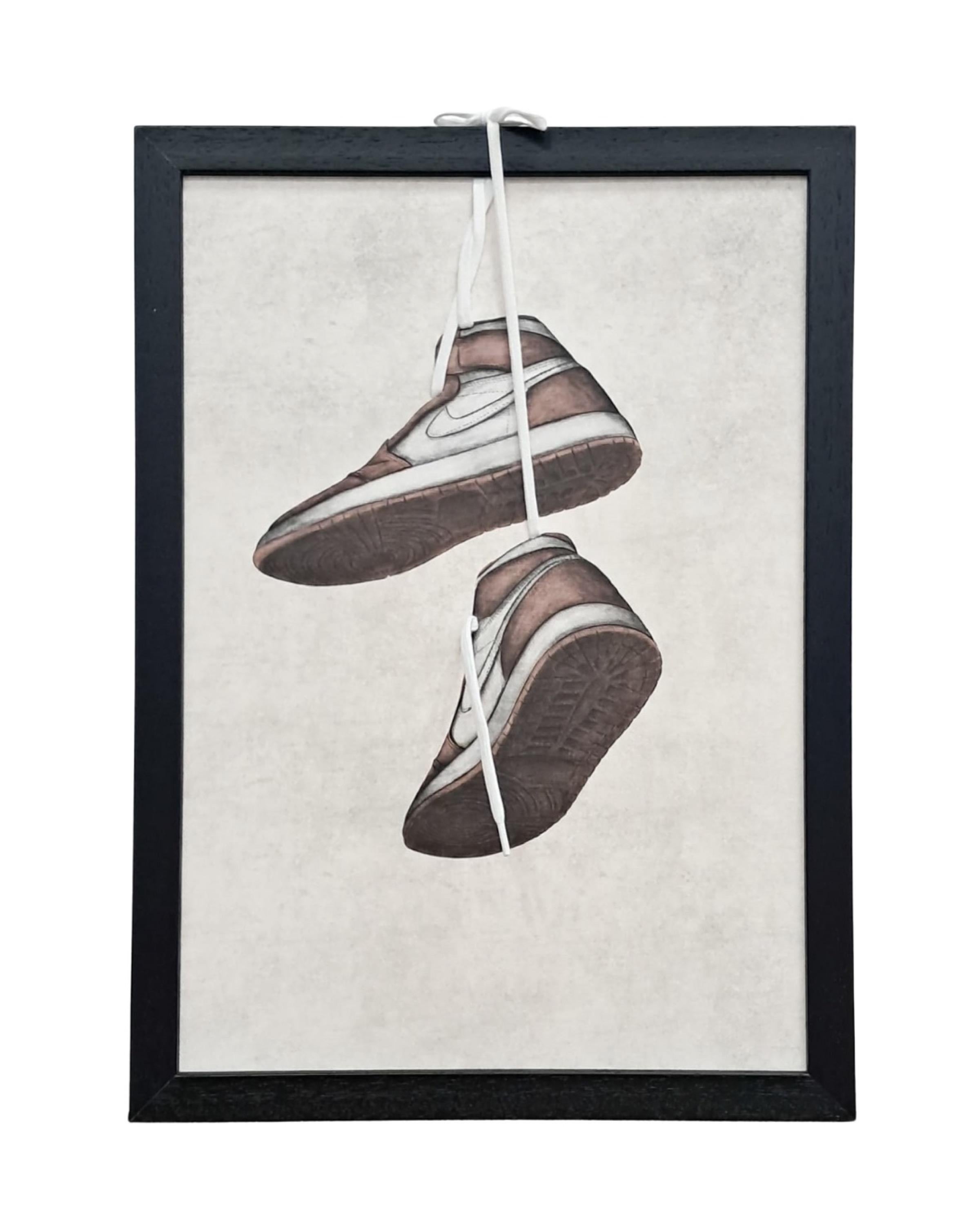 Hangtime Giclée Print, Hand-Varnished, Signed, Nike Air Force 1