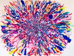 Multicolor Explosion on paper 2024