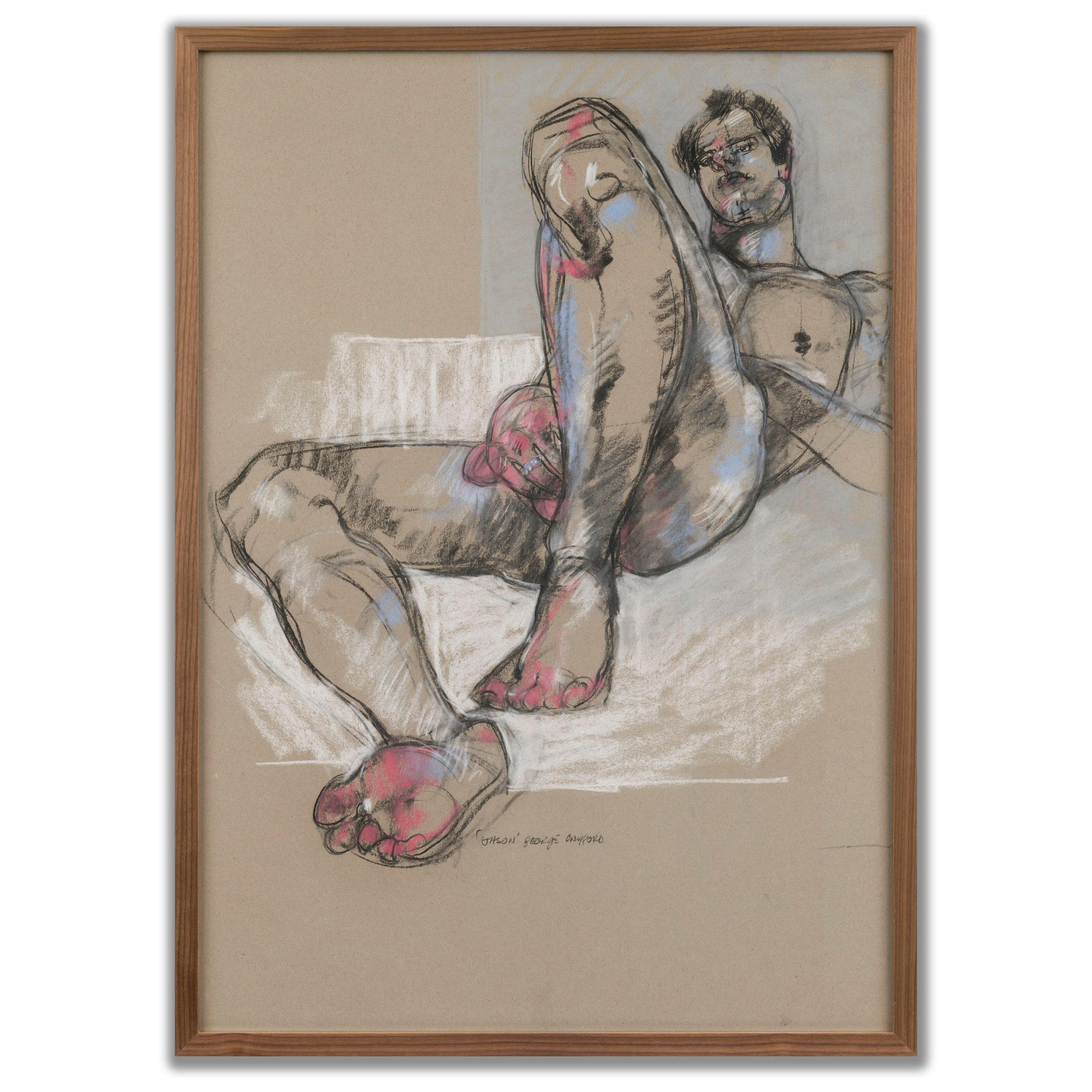 Large Dibujos y acuarelas figurativos