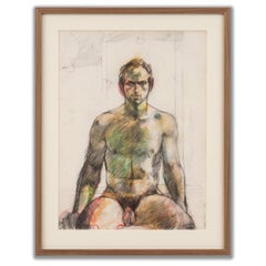 Desnudo sentado