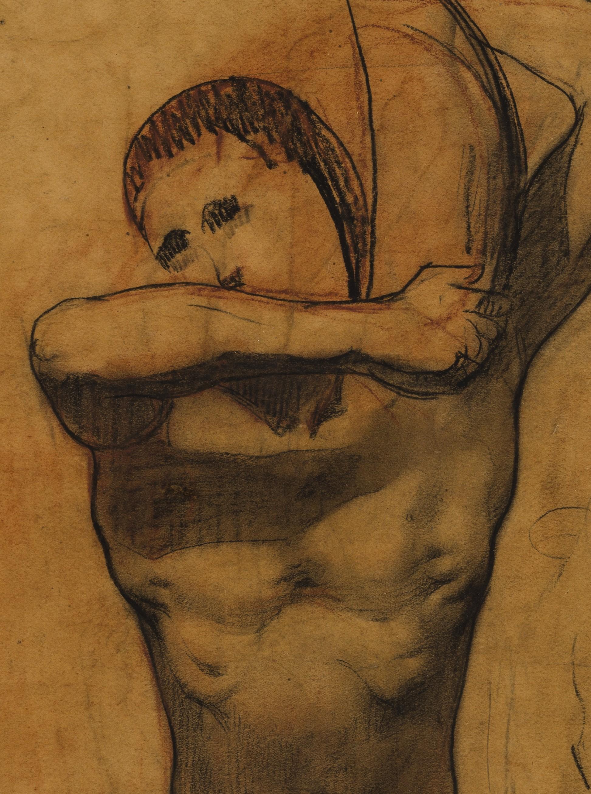 Abbildung Studie (Art déco), Art, von Marcel Delmotte 
