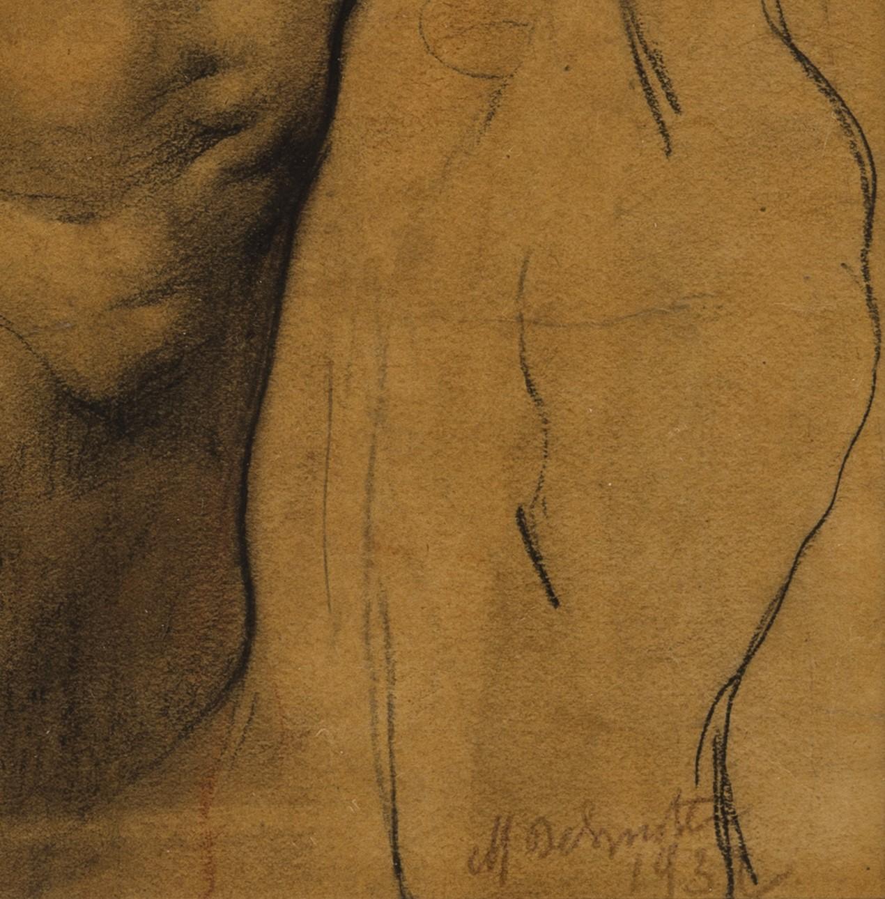 Figure Study - Beige Nude by Marcel Delmotte 