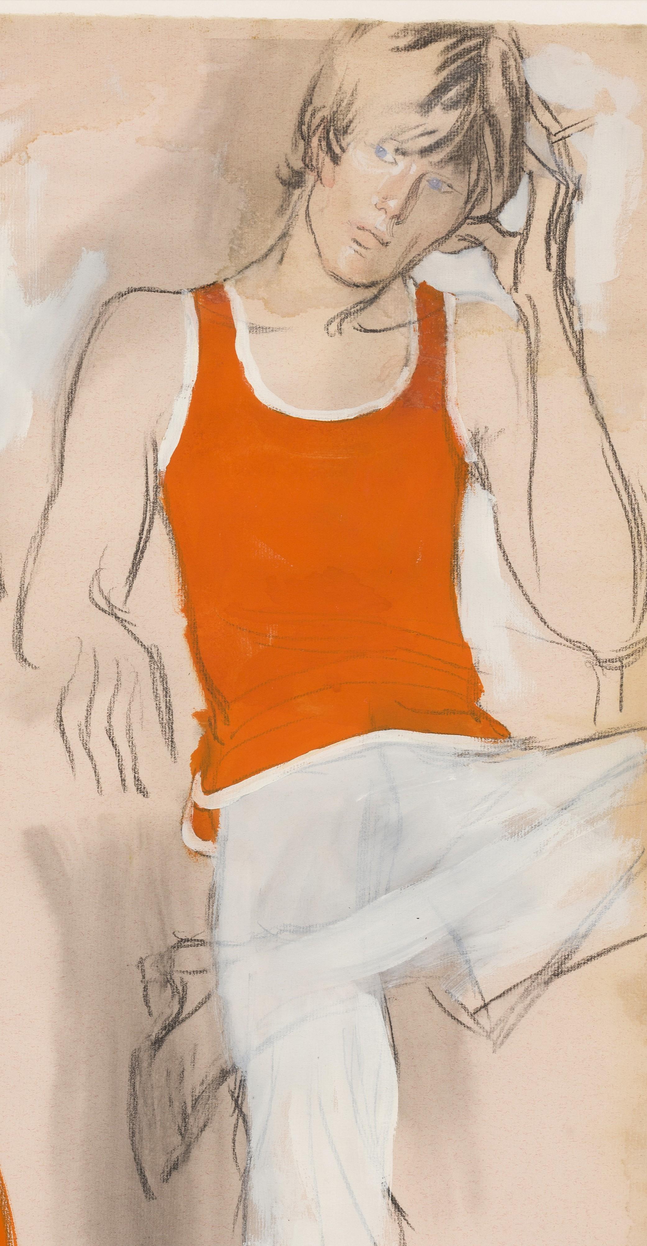 Orangefarbene Westen (Nachkriegszeit), Art, von Brian Stonehouse