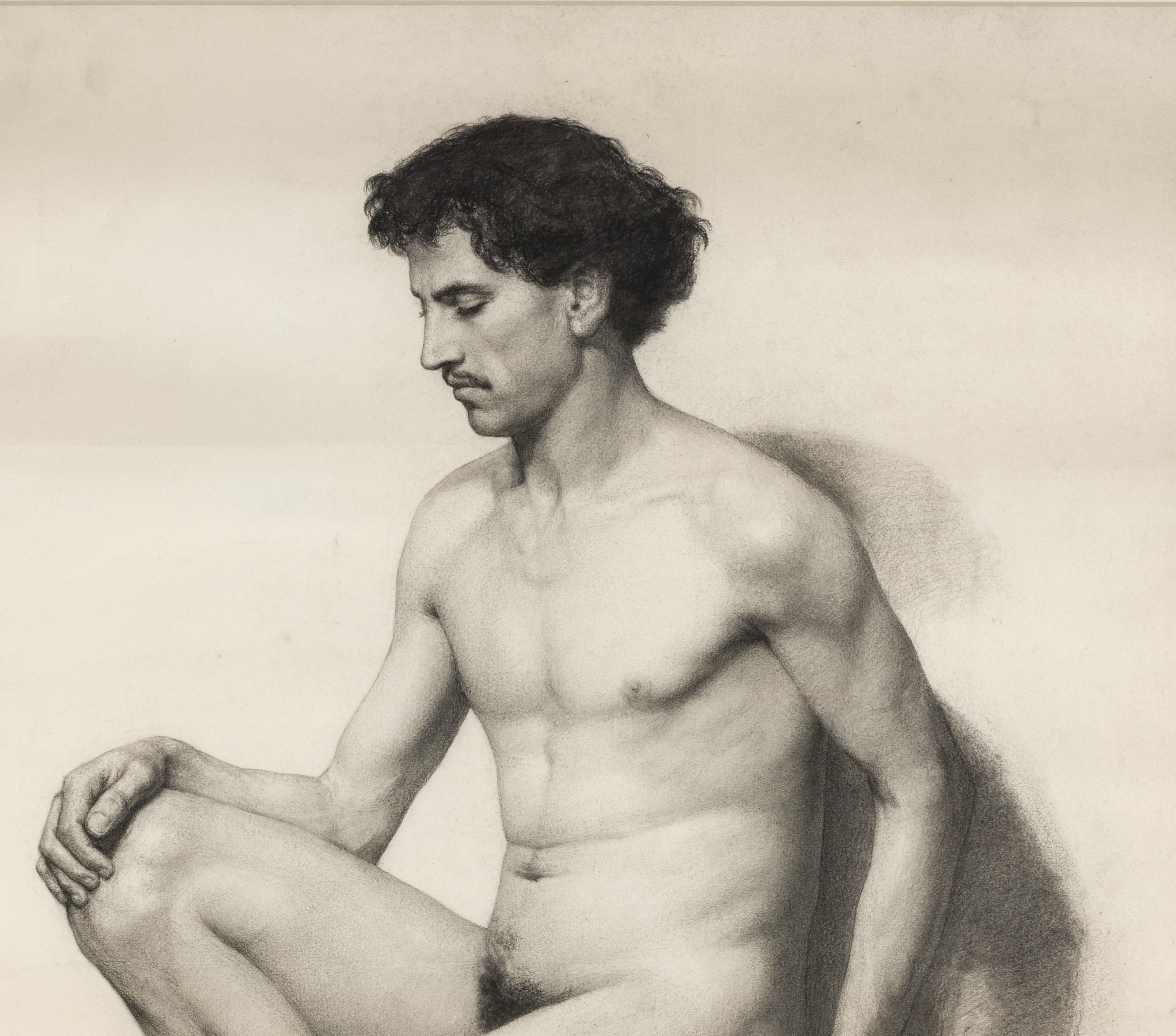 Akademische Studie (Male-Akt) (Viktorianisch), Art, von Herbert Arnould Olivier