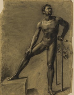 French School, Academic Study (Male Nude)