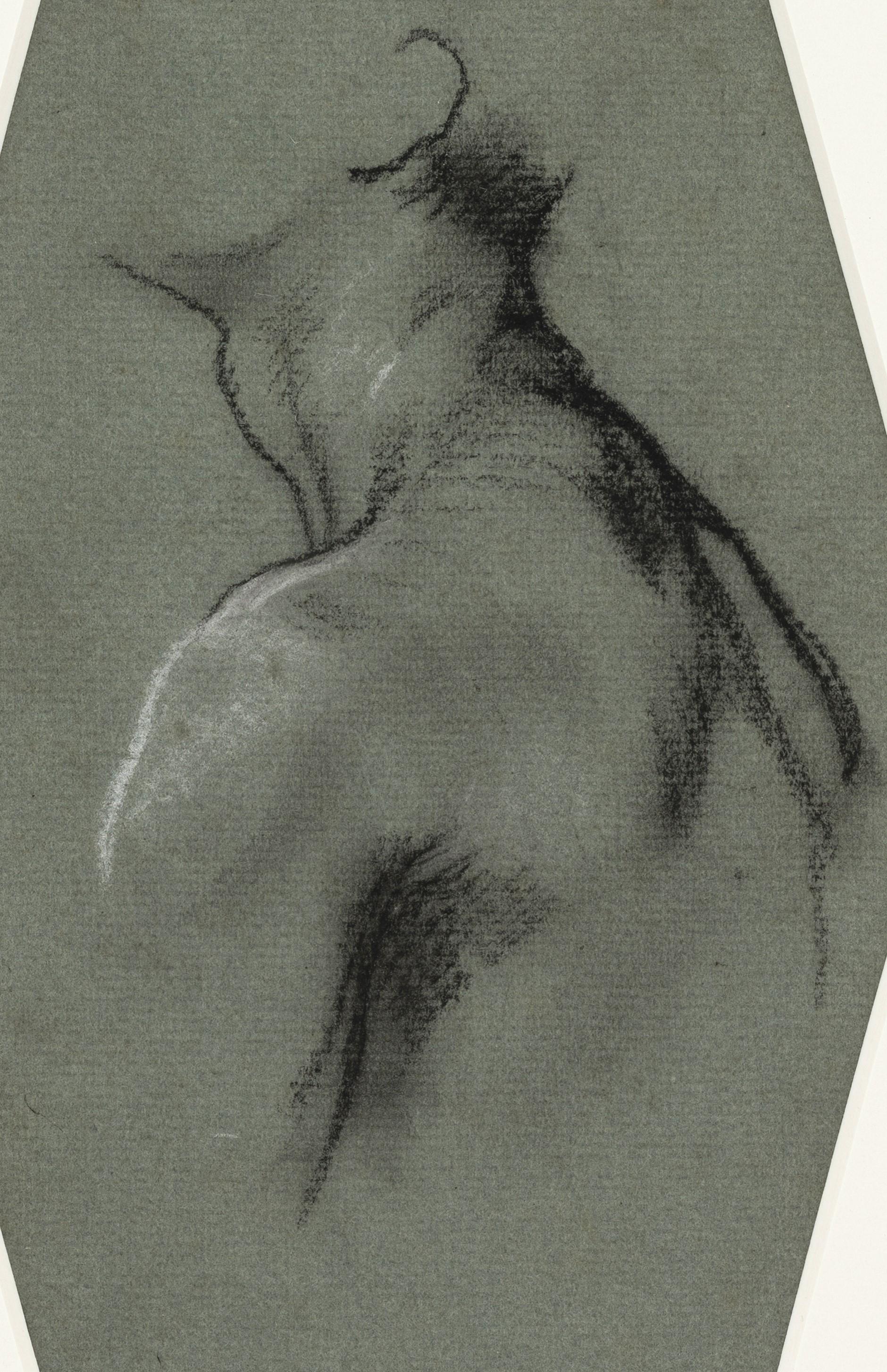 Studie der Schulter eines Mannes (Art déco), Art, von Glyn Philpot