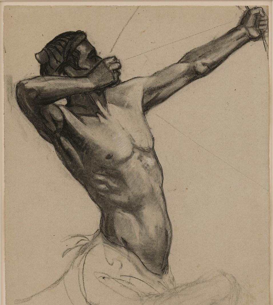 Academic Study (Centaur) - Art Deco Art by Jean Durand
