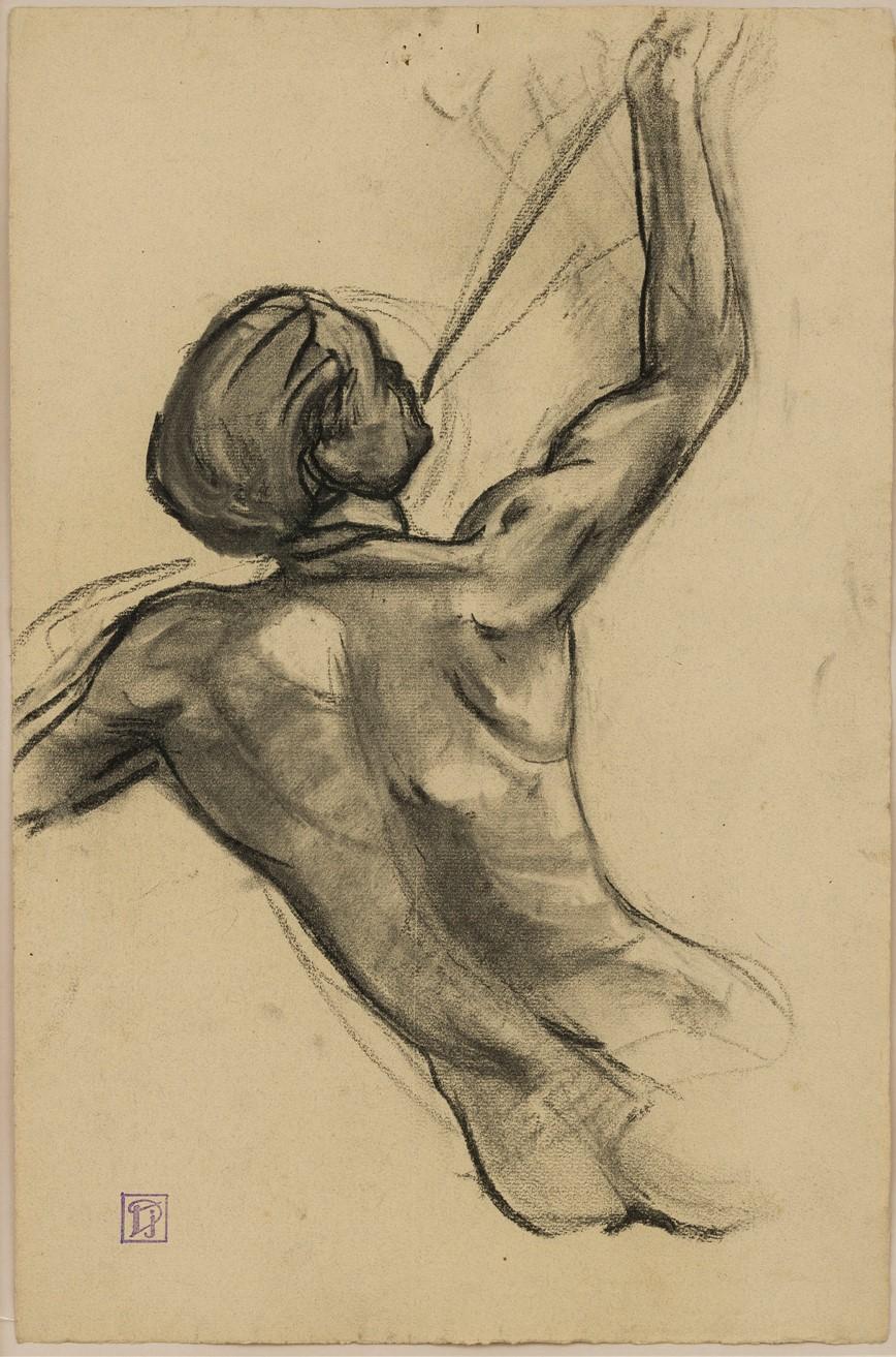 Academic Study (Archer) - Art by Jean Durand