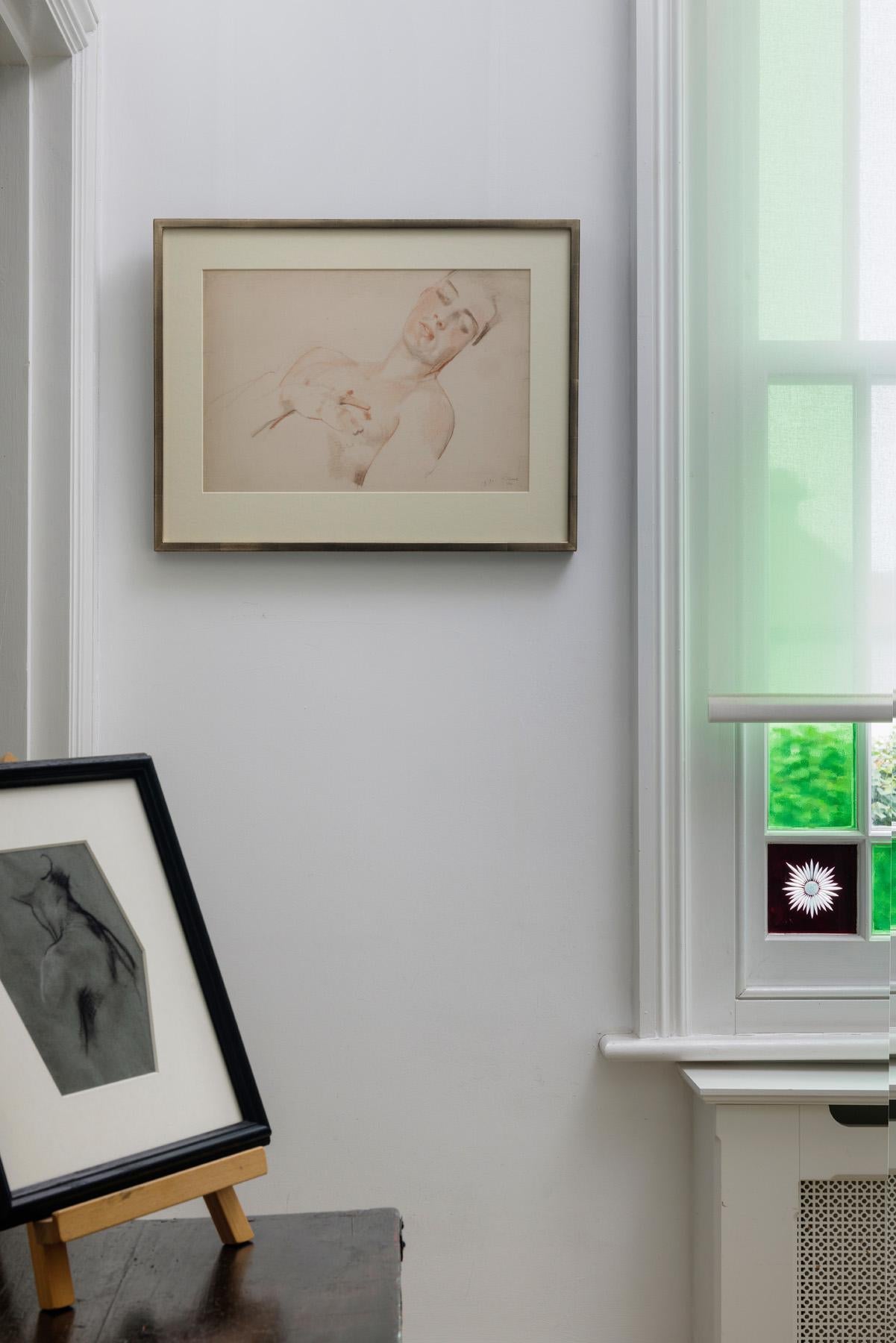 Young Man Reclining (Boris Snezhkovsky) For Sale 1