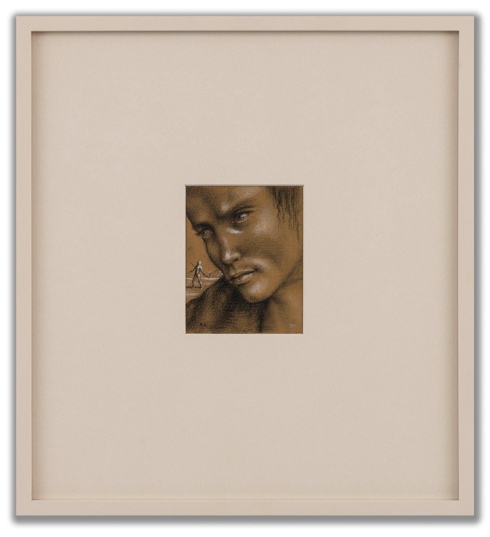 Ritratto di un uomo - Art di Roland Caillaux