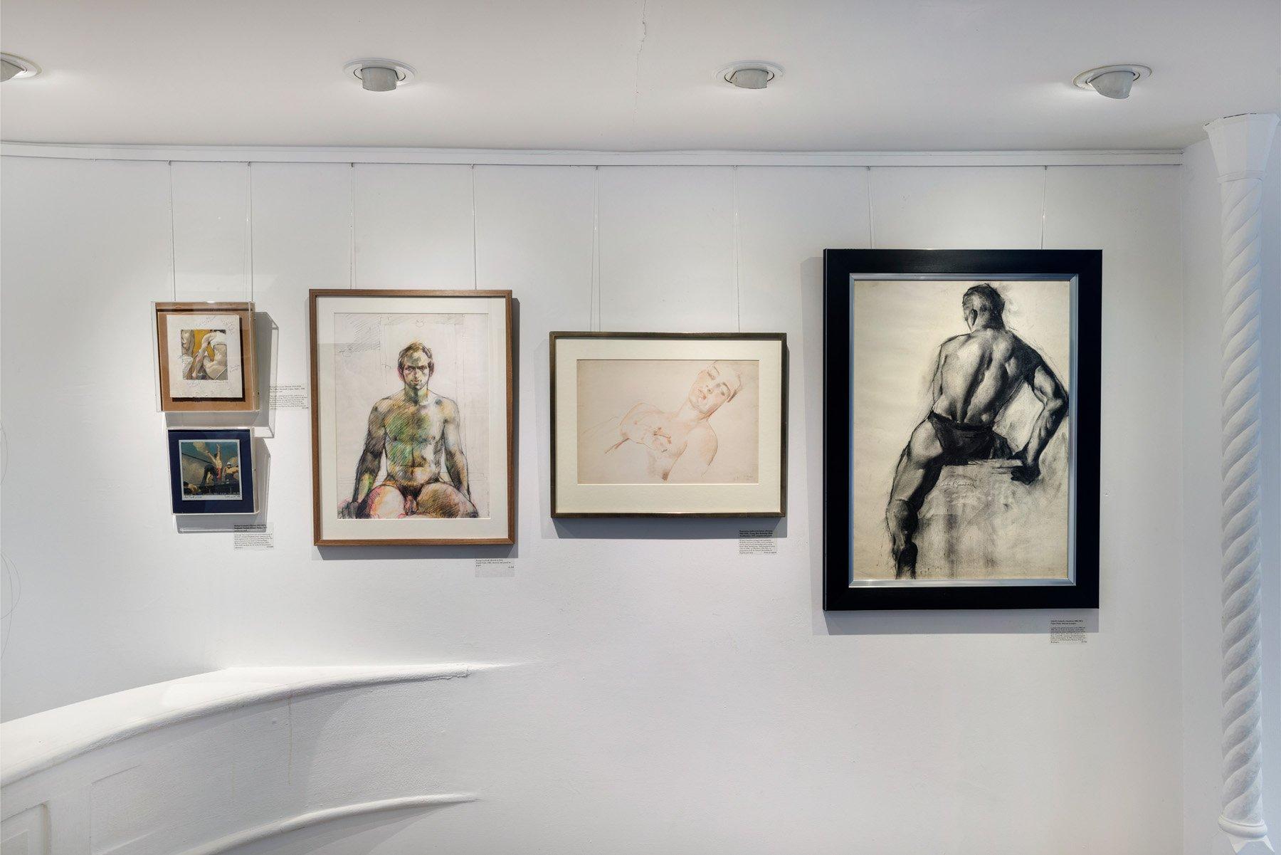 Desnudo sentado - Art Contemporáneo de George Cayford