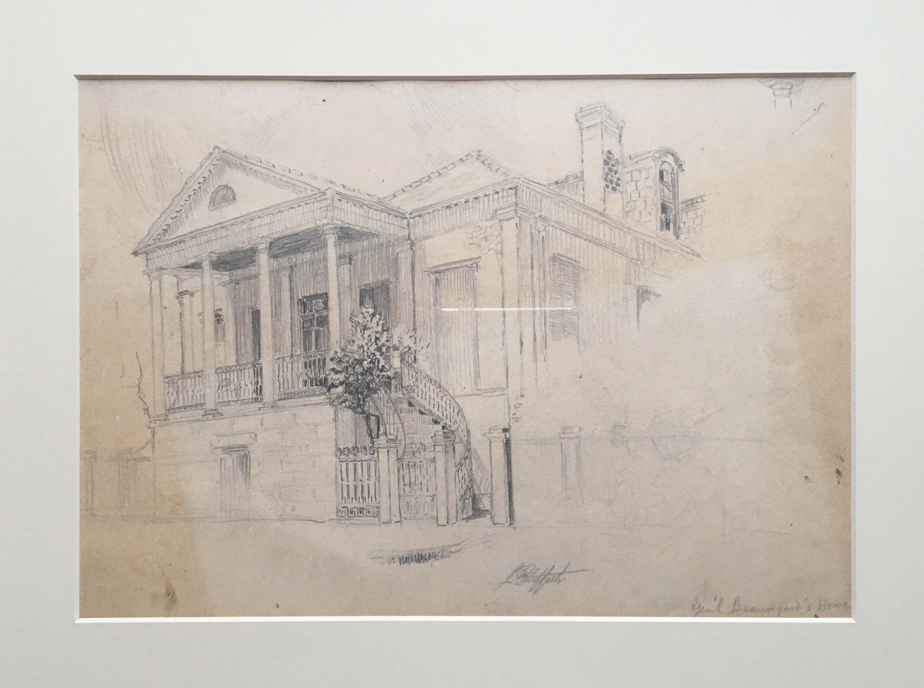 Beauregard House, New Orleans - Art by Louis Oscar Griffith