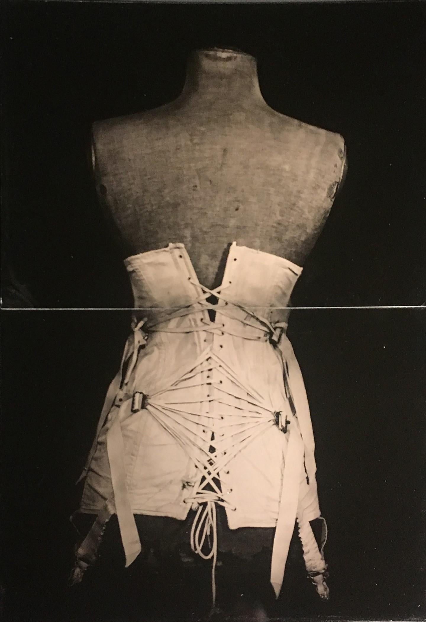 My Grandmother's Corset (Vintage Still Life Photograph of a White Corset)
