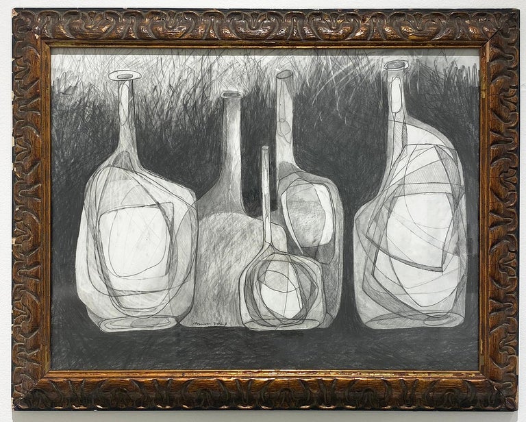 Margot Glass - Clover 4, 2023, graphite on prepared panel, botanical still  life drawing For Sale at 1stDibs