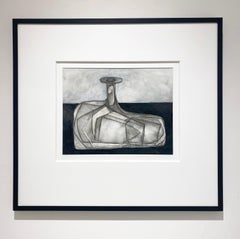 Morandi 12 (Abstraktes kubistisches Stillleben, inspiriert von Morandi-Flaschen)