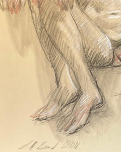 MB 827 (Contemporary Life Drawing of Two Nude Males by Mark Beard)