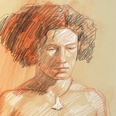 MB 017 (Dessin d'après nature d'un nu féminin par Mark Beard)